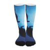 Sea Turtle Family Underwater Print Long Socks