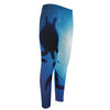 Sea Turtle Family Underwater Print Men's Compression Pants