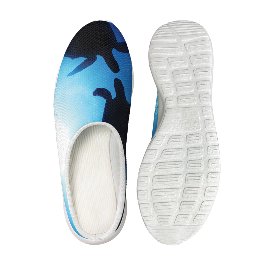 Sea Turtle Family Underwater Print Mesh Casual Shoes