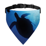 Sea Turtle Family Underwater Print Over The Collar Dog Bandana