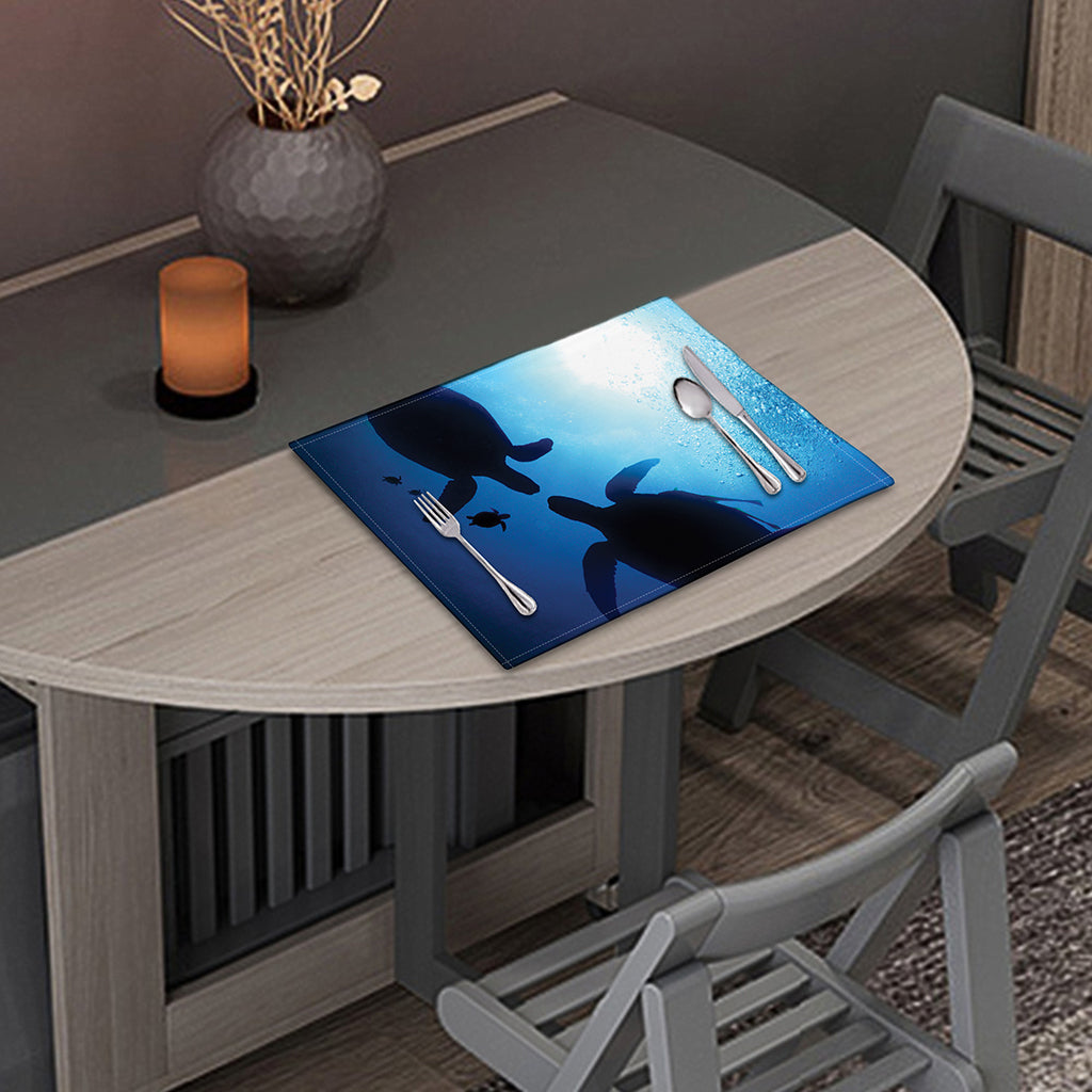 Sea Turtle Family Underwater Print Placemat