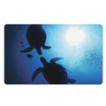 Sea Turtle Family Underwater Print Polyester Doormat