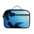 Sea Turtle Family Underwater Print Portable Lunch Bag