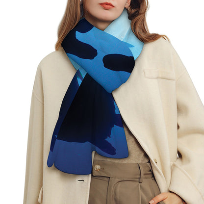 Sea Turtle Family Underwater Print Scarf