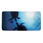 Sea Turtle Family Underwater Print Towel