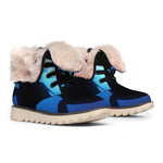 Sea Turtle Family Underwater Print Winter Boots