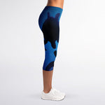 Sea Turtle Family Underwater Print Women's Capri Leggings