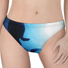 Sea Turtle Family Underwater Print Women's Thong