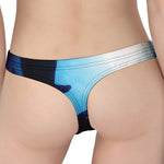 Sea Turtle Family Underwater Print Women's Thong