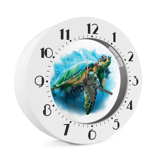 Sea Turtle Painting Print Alarm Clock