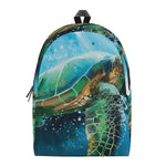 Sea Turtle Painting Print Backpack