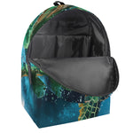 Sea Turtle Painting Print Backpack