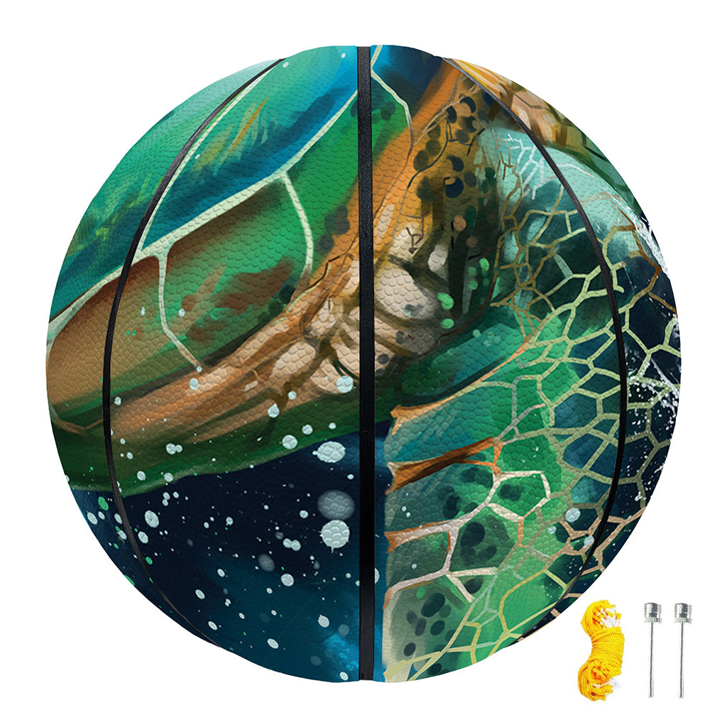 Sea Turtle Painting Print Basketball