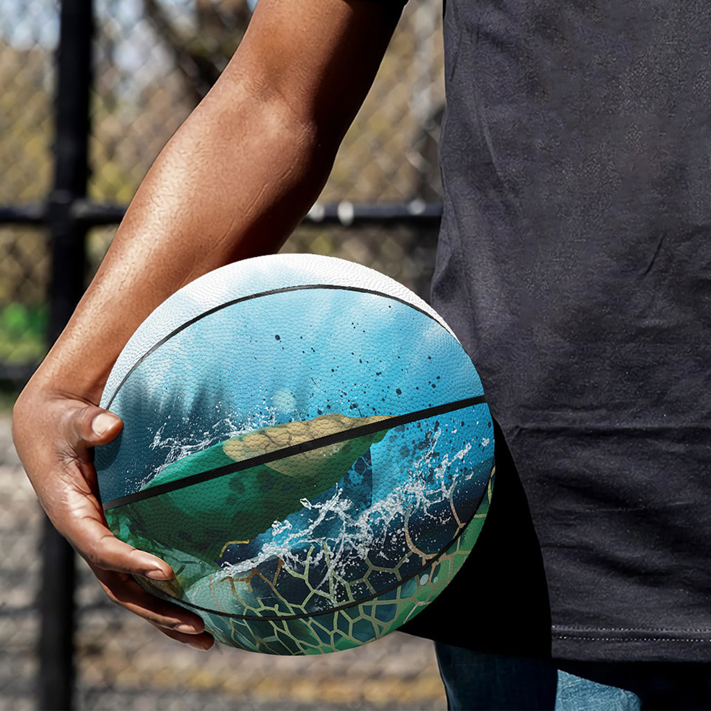 Sea Turtle Painting Print Basketball