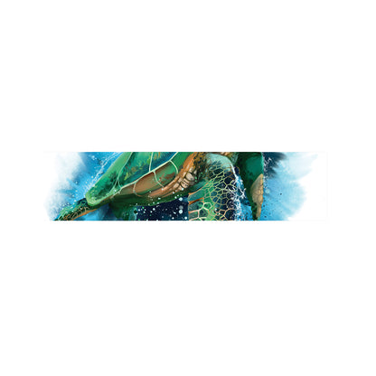 Sea Turtle Painting Print Bed Runner