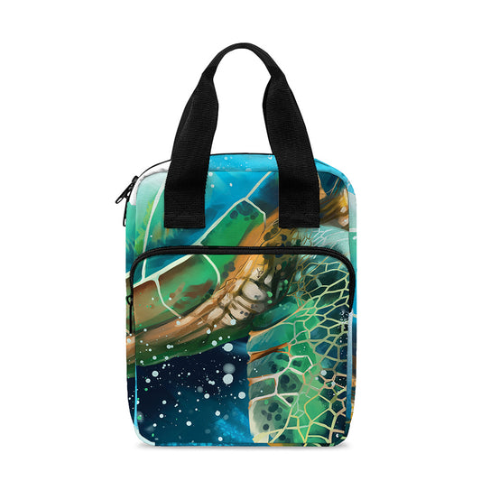 Sea Turtle Painting Print Bible Tote Bag