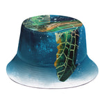 Sea Turtle Painting Print Bucket Hat