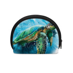 Sea Turtle Painting Print Coin Purse