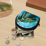 Sea Turtle Painting Print Coin Purse