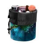 Sea Turtle Painting Print Drawstring Makeup Bag