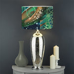 Sea Turtle Painting Print Drum Lamp Shade