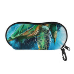 Sea Turtle Painting Print Glasses Case
