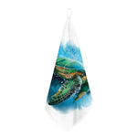 Sea Turtle Painting Print Hand Towel