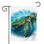 Sea Turtle Painting Print House Flag
