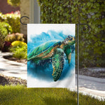 Sea Turtle Painting Print House Flag