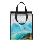 Sea Turtle Painting Print Insulated Lunch Tote
