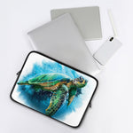 Sea Turtle Painting Print Laptop Sleeve