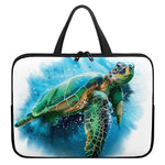 Sea Turtle Painting Print Laptop Sleeve With Handle