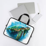 Sea Turtle Painting Print Laptop Sleeve With Handle