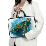 Sea Turtle Painting Print Laptop Sleeve With Handle