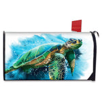 Sea Turtle Painting Print Mailbox Cover