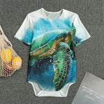 Sea Turtle Painting Print Men's Bodysuit
