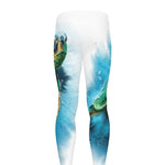 Sea Turtle Painting Print Men's leggings