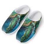 Sea Turtle Painting Print Mesh Casual Shoes