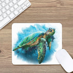 Sea Turtle Painting Print Mouse Pad