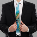 Sea Turtle Painting Print Necktie