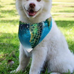 Sea Turtle Painting Print Over The Collar Dog Bandana