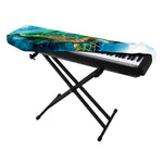 Sea Turtle Painting Print Piano Keyboard Cover