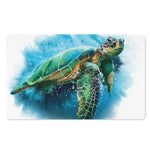 Sea Turtle Painting Print Polyester Doormat