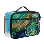 Sea Turtle Painting Print Portable Lunch Bag