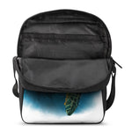 Sea Turtle Painting Print Rectangular Crossbody Bag