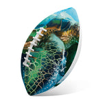 Sea Turtle Painting Print Rugby Ball
