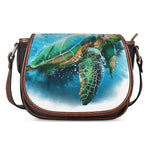 Sea Turtle Painting Print Saddle Bag
