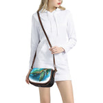 Sea Turtle Painting Print Saddle Bag