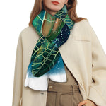 Sea Turtle Painting Print Scarf