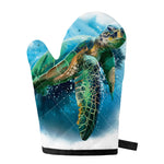 Sea Turtle Painting Print Single Oven Mitt